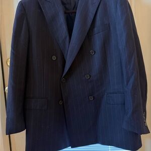 Ralph Lauren Polo Chalk-stripe Double-Breasted Blazer